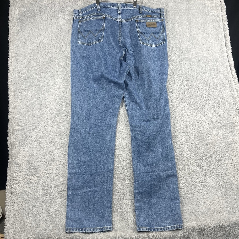 Wrangler Jeans‎ Mens 42x34 Blue George Straight Collection Western Cowboy Denim